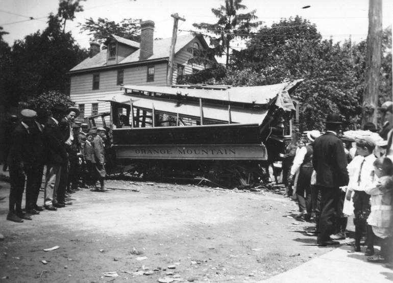 Runaway Trolley Down West Orange Mountainside Marks 113th Anniversary