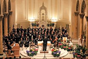 Oratorio Society of NJ performing choral music at Immaculate Conception Church of Montclair