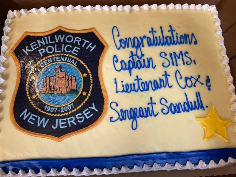 Kenilworth Police Department Promote Captain, Lieutenant, and Sergeant