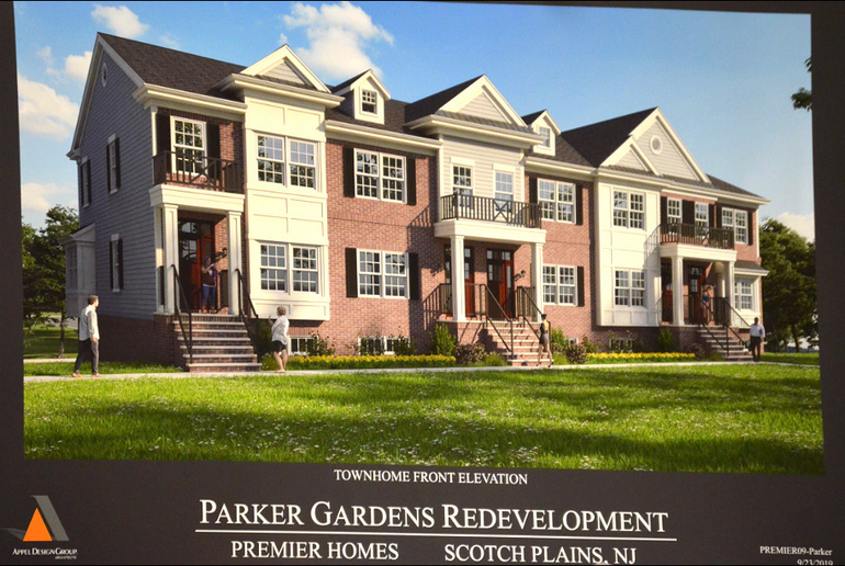 Parker Gardens Housing Development Site Plan Presented to Scotch Plains
