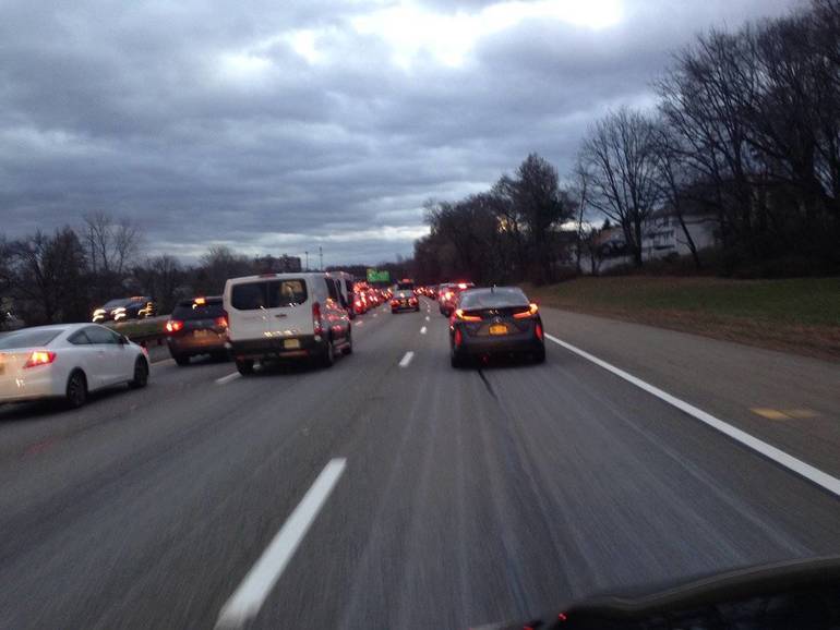 Parkway South Backed Up following Accident in Bloomfield TAPinto