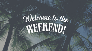 Carousel image de49899a3d91bcbf66df palms welcome to the weekend  postcard  us  