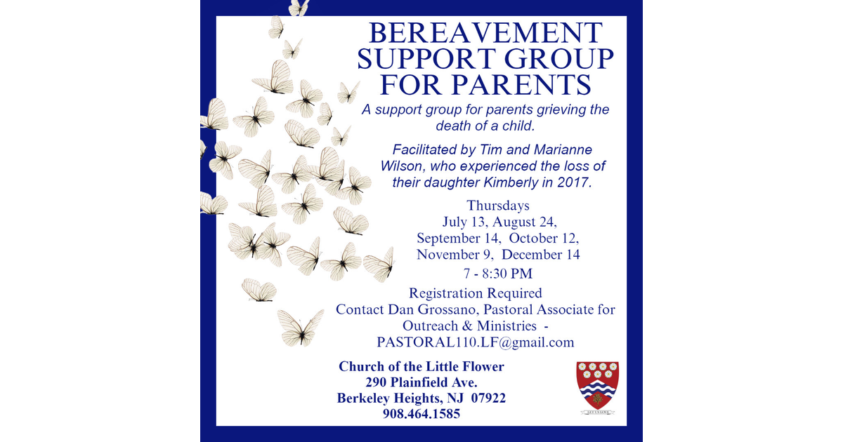 The Church of the Little Flower Hosts Bereavement Support Group