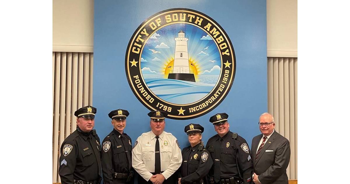 South Amboy Police Promote Four Officers Raritan Bay, NJ News TAPinto