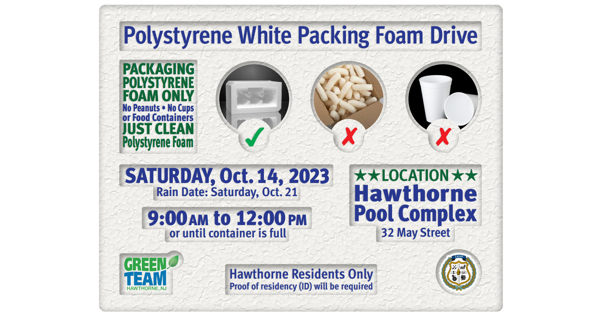 Get Rid of the White Stuff, Hawthorne: Polystyrene, Of Course