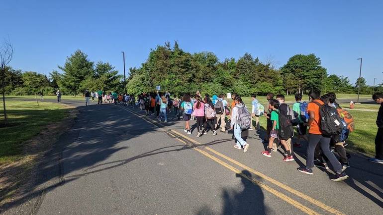 Somerset: Thomas Edison EnergySmart Charter School Celebrates National Walk & Bike to School Day