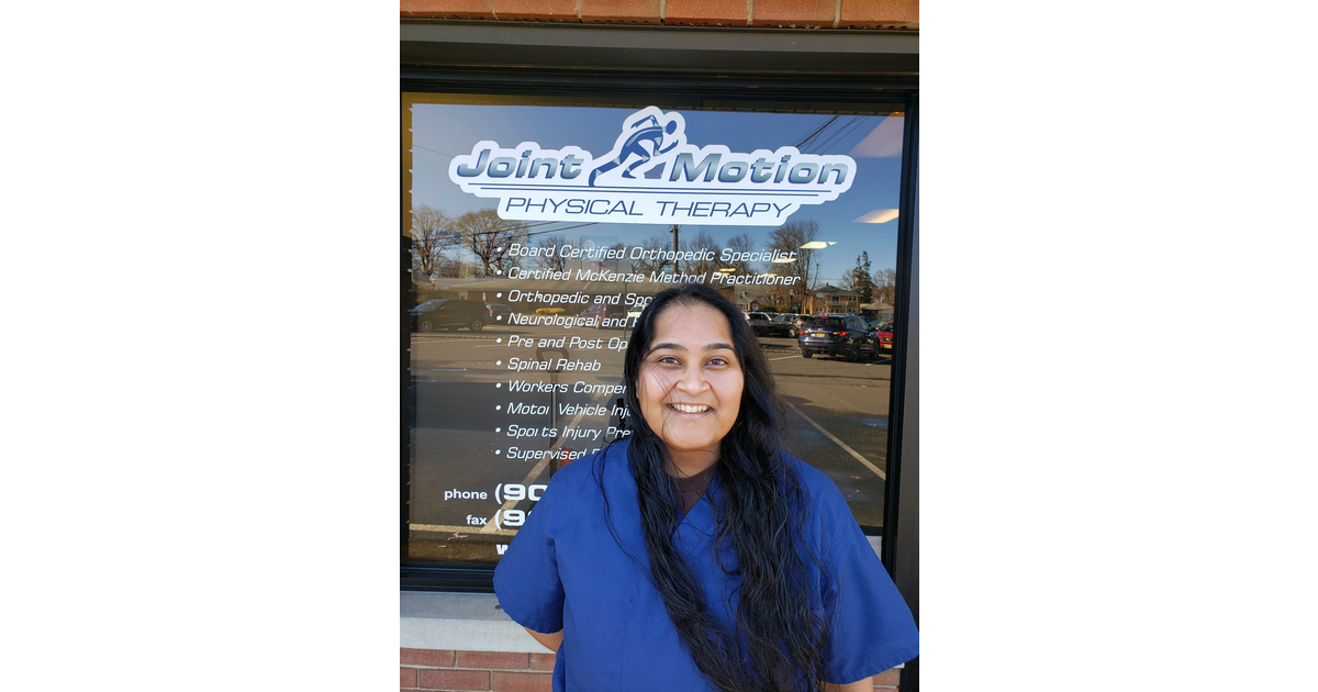 Joint Motion Physical Therapy in Scotch Plains Dr. Radha Patel to Staff Scotch Plains