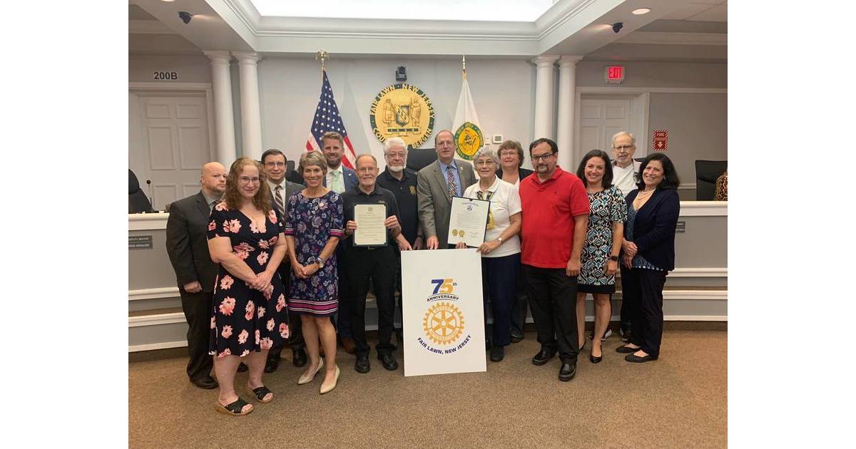 Fair Lawn Rotary Honored for 75th Anniversary Fair Lawn/Glen Rock, NJ