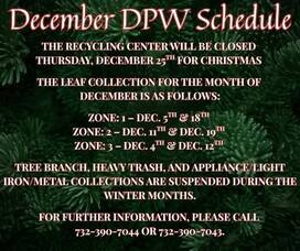 Carousel image 19decef83b3758c86254 sayreville dpw sched dec 2025