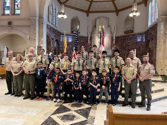 Bloomfield's St. Thomas the Apostle RC Church Celebrates Scout Sunday