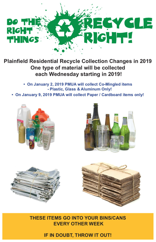PMUA Recycling: Paper and Cardboard Picked Up in Plainfield on Jan. 9 PMUA Recycling: Paper and Cardboard Picked Up in Plainfield on Jan. 9