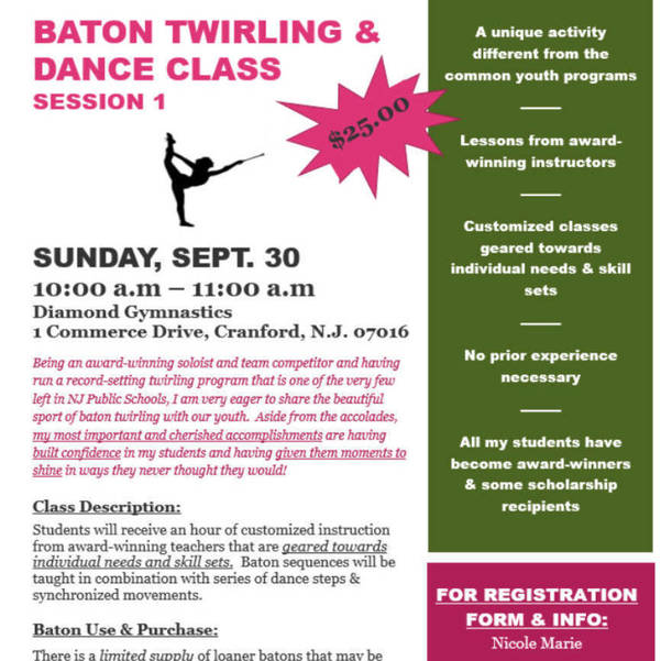 Baton, Twirling and Dance Classes TAPinto
