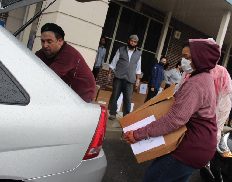570 Boxes of Food Given Away at Saturday's Drive-Thru Food Pantry in Vauxhall