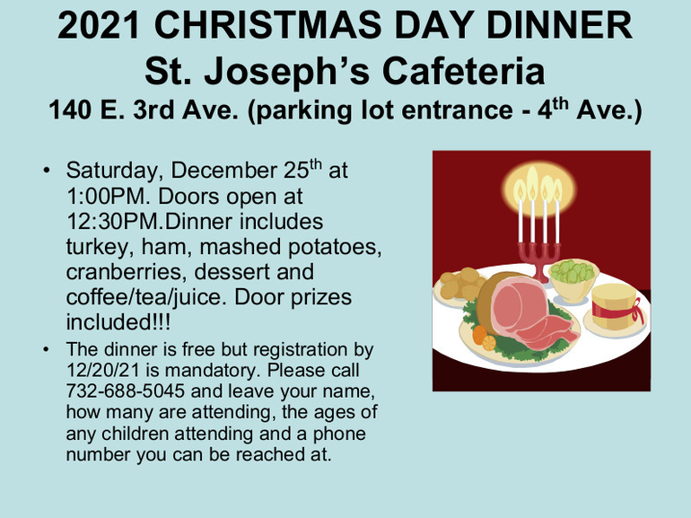 Free Turkeys Christmas West Plains 2022 Knights Of Columbus Christmas Day Dinner 2021, December 25 |  Roselle/Roselle Park, Nj News Tapinto
