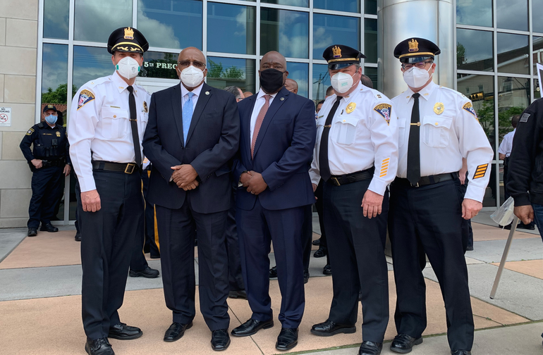 Livingston Police Join County Executives to Denounce Actions of