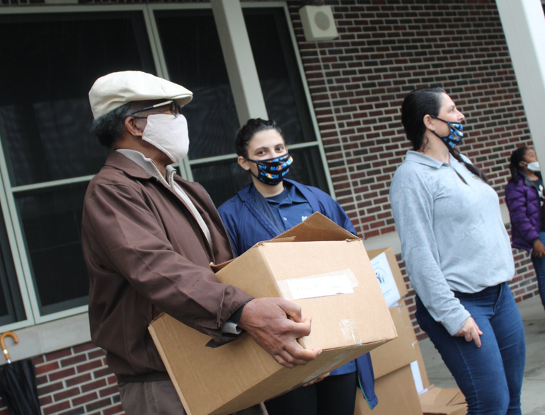 570 Boxes of Food Given Away at Saturday's Drive-Thru Food Pantry in Vauxhall