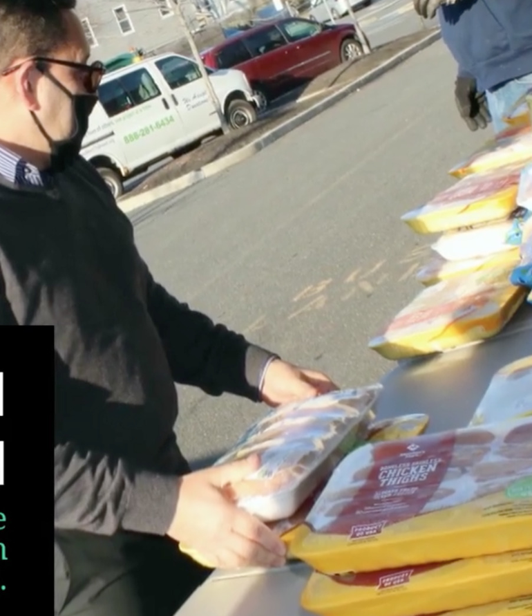 MTN Organization Helps Those In Need with Food Giveaway at Jefferson School