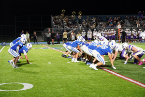 Carousel image 66cca09a3b08341c3f8a scotch plains fanwood s logan weiss took over at the qb position after jacob handy left with an injury.