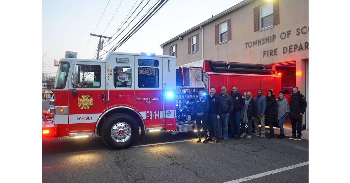Scotch Plains Unveils New Engine 1681 at Northside Fire House Scotch