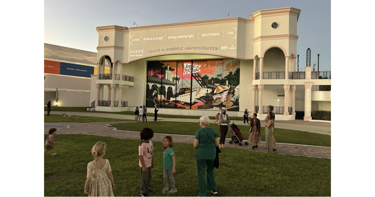 Boca Raton Unveils “Ode to Boca” Mural Crafted From Community Poems and ...
