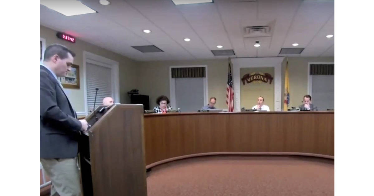 Verona Township Deputy Manager Updates Council on Several WaterRelated