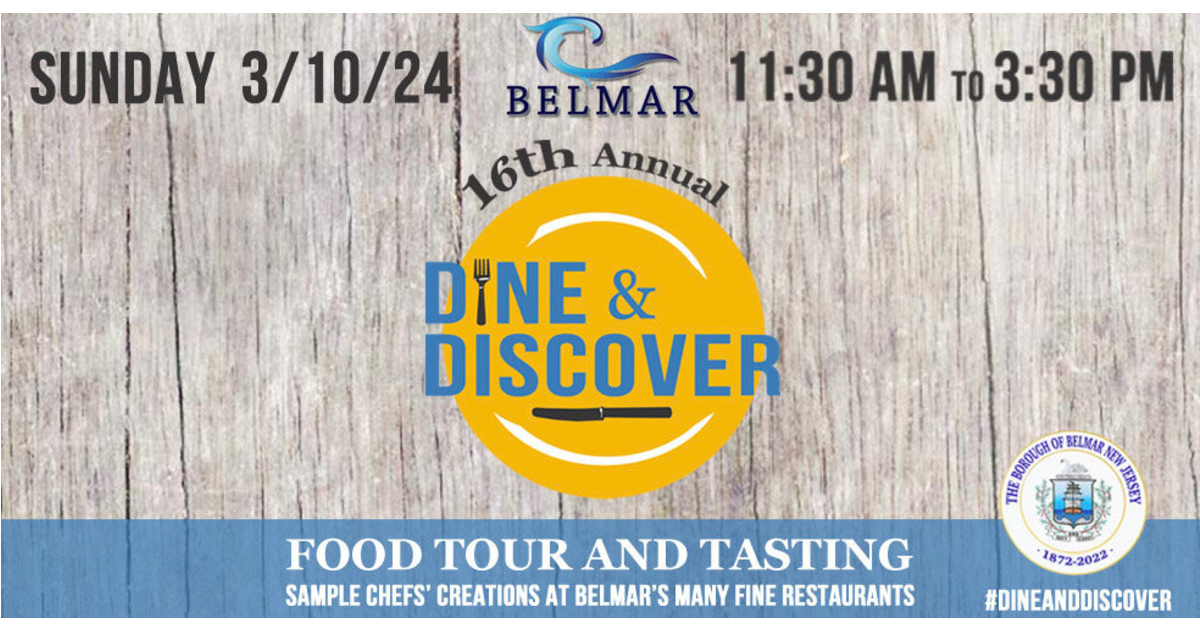 Belmar Dine And Discover 2025 