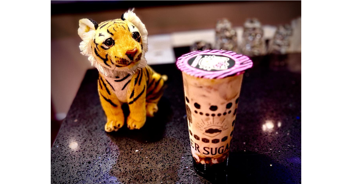 Tiger Sugar's Boba Tea of the Week Taro Pudding Boba Tea Makes Waves