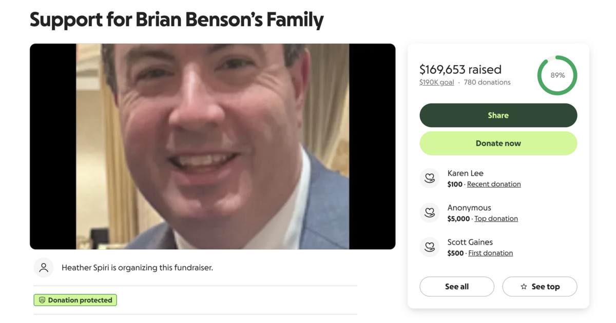 GoFundMe for Scotch Plains Man Raises Nearly $170k | Scotch Plains ...