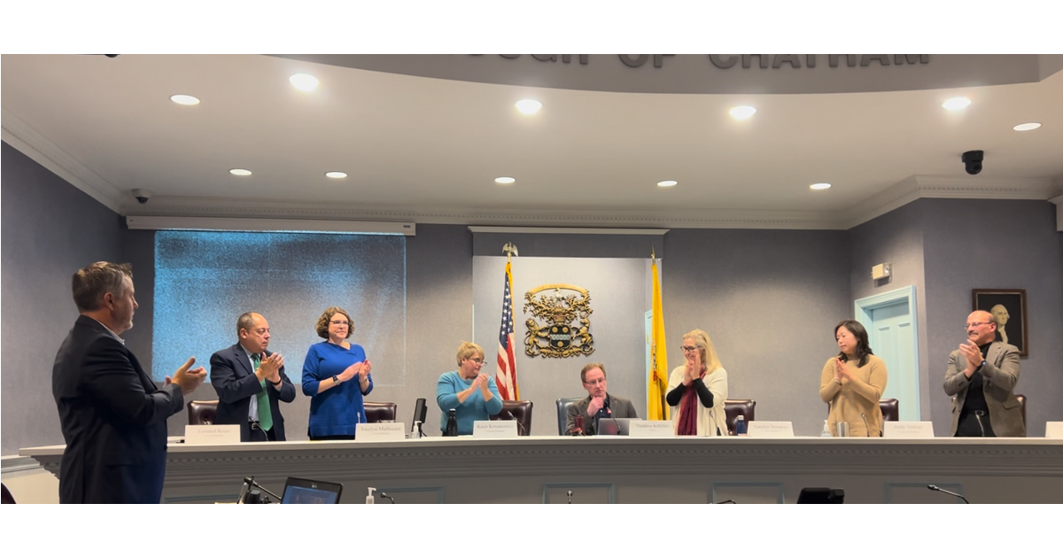 Outgoing Chatham Borough Mayor Kobylarz in Farewell Address My legacy