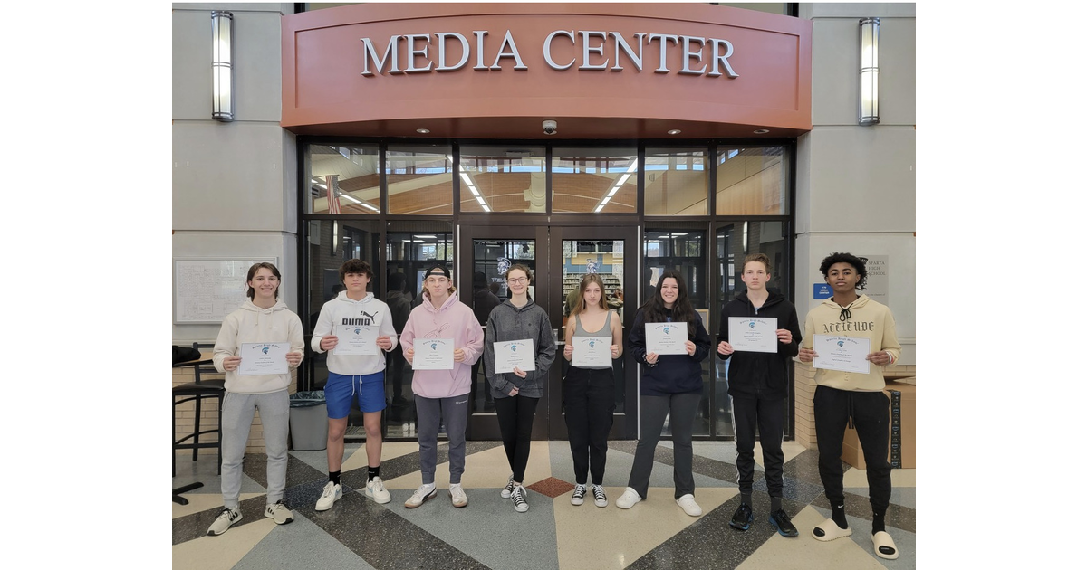 Sparta High School January 2023 Students and Staff Member of the Month