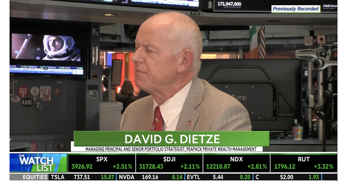 WATCH Peapack Private Wealth Management's Dietze Posts His Thoughts on