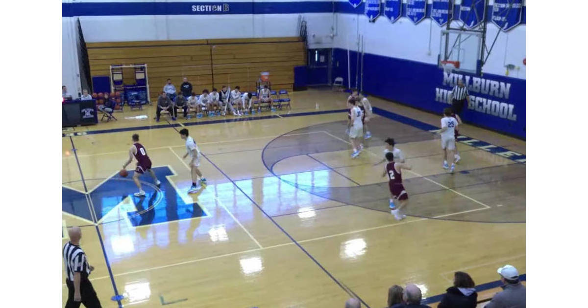 Boys Basketball Millburn Rallies Past Verona, 4637 Verona/Cedar