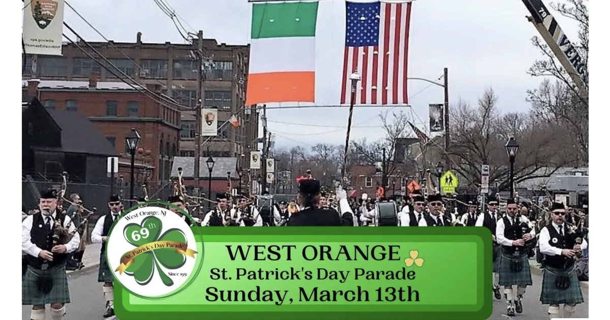 West Orange St. Patrick’s Day Parade Returns With Grand Marshal Mellen