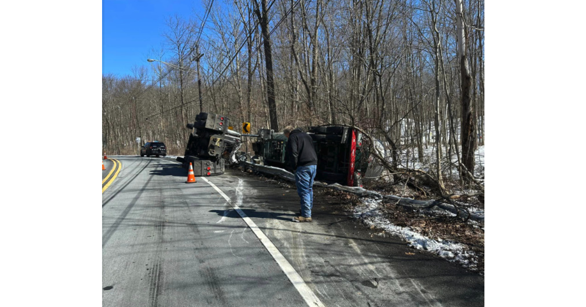 Glen Road STILL CLOSED After Tanker Truck Rolls Sparta, NJ News TAPinto