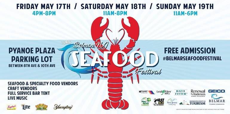 NJ Seafood Festival to Dock in Downtown Belmar This Weekend | TAPinto
