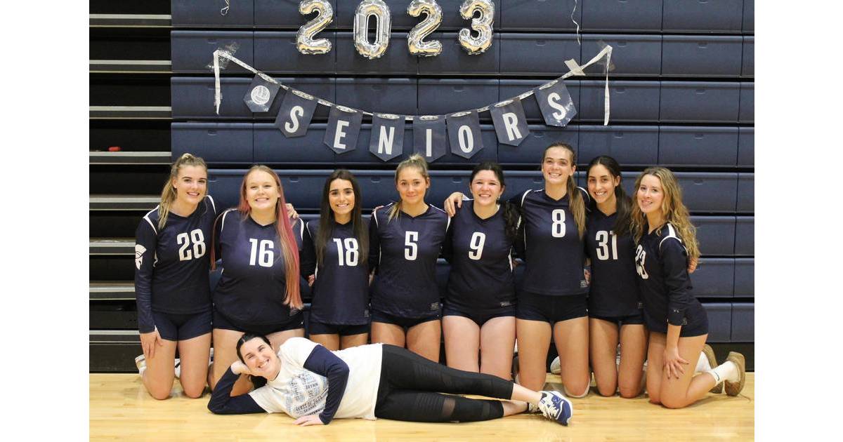 Sparta Girls Volleyball Sweeps Morristown on 2022 Senior Night Sparta