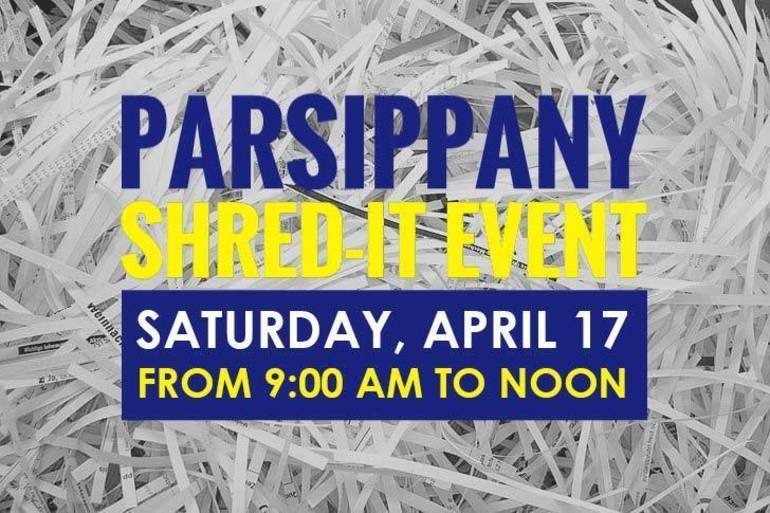 Parsippany Shred It Event On April 17th Tapinto Free Shredding Events In Michigan 2022