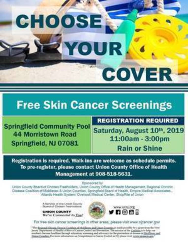 Free “Choose Your Cover” Sun Safety and Skin Cancer Free “Choose Your Cover” Sun Safety and Skin Cancer