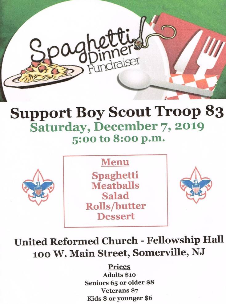 Somerville Boy Scouts Serving Spaghetti Dinner Dec. 7th TAPinto
