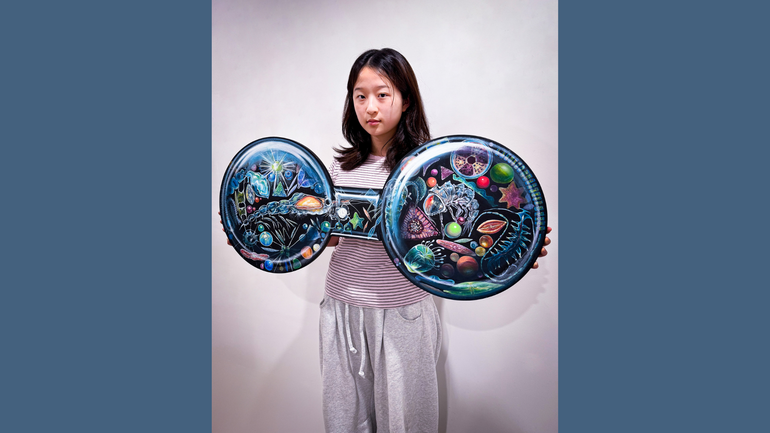 アート・デザイン・音楽 ONCE A YEAR by Axel Hoedt Hackensack Teen's Mixed-Media Artwork Captures Top Prize in Global