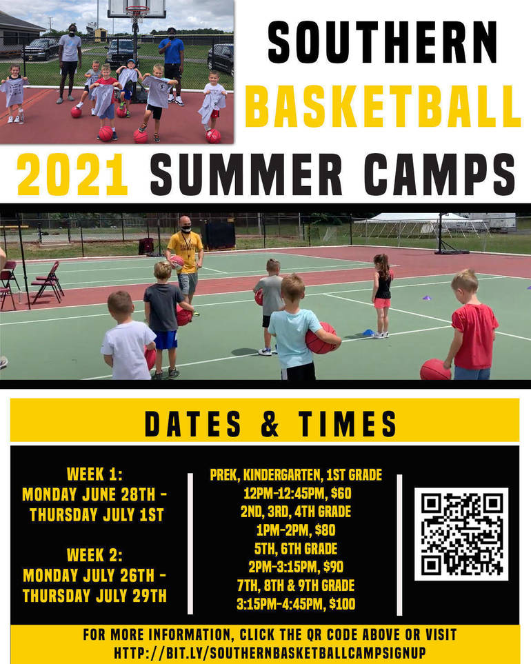 Southern Regional Summer Basketball Camps Registration is Now Open