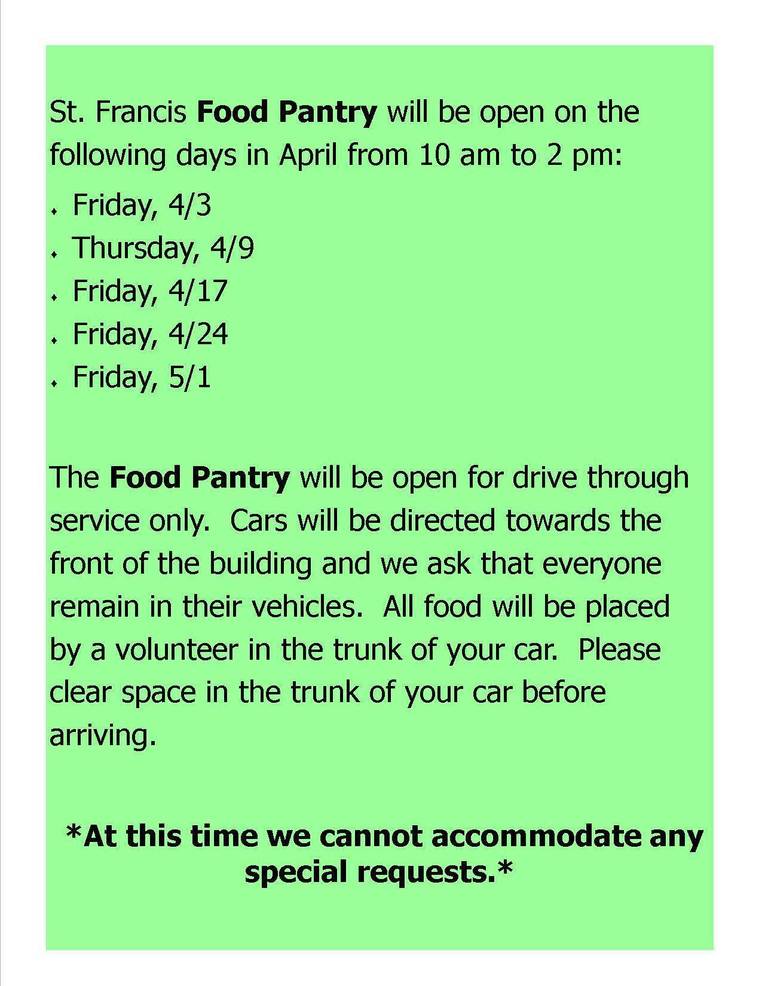 St. Francis Food Pantry information.jpg