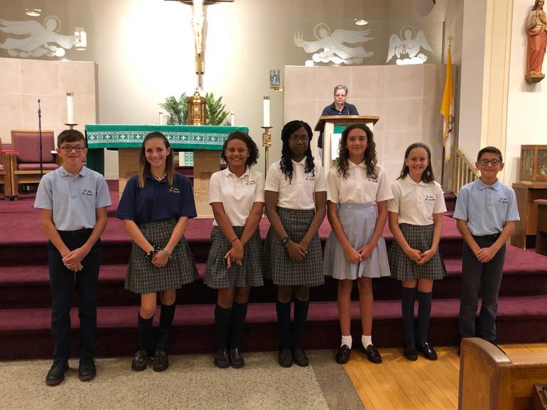 New Student Council Board Members Inducted at St. John the Apostle