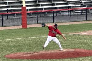 Carousel image 6644f845d0d24fb14284 starting pitcher nathan beimel only allowed hits in the fifth inning.
