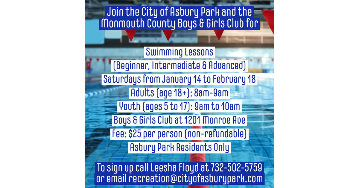 Asbury Park and the Monmouth County Boys & Girls Club offering