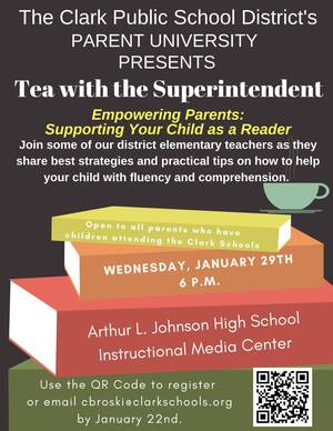 Carousel image 1100b5f3dee5dd77d3d1 tea with the superintendent   supporting your child as a reader  2 