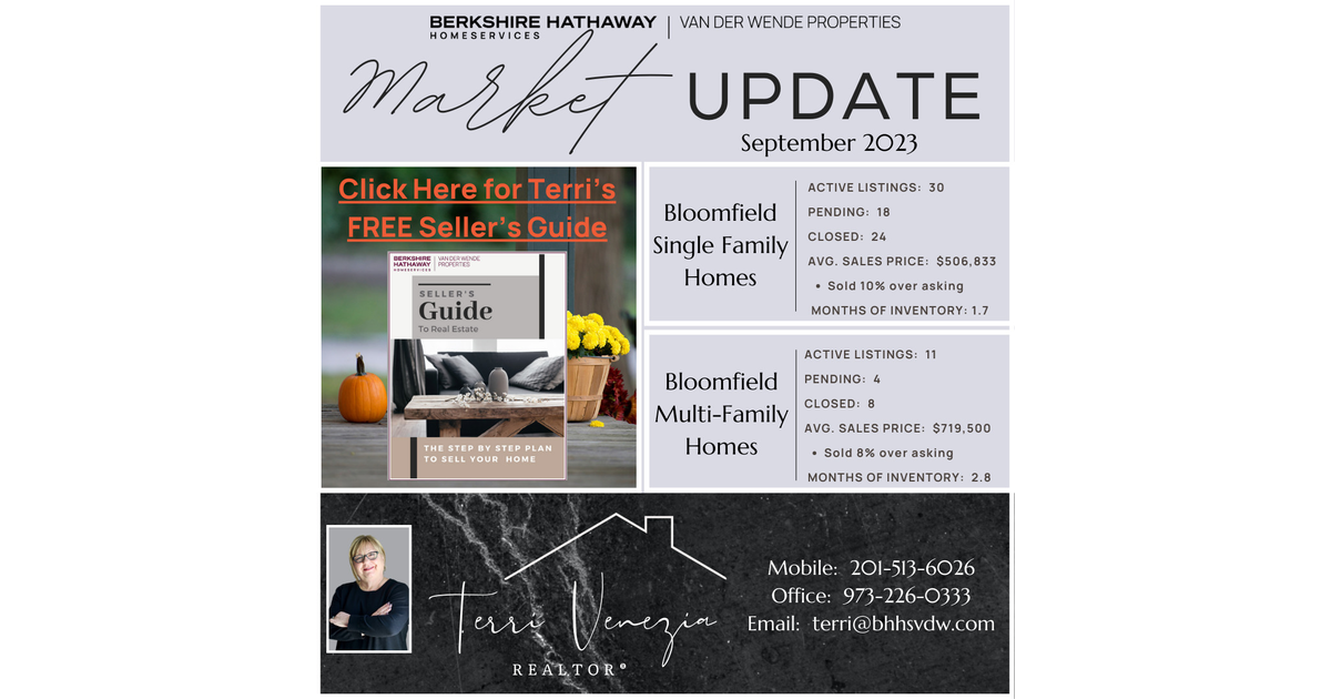 Bloomfield September Real Estate Report Bloomfield, NJ News TAPinto
