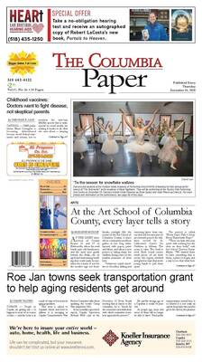 Carousel image 53fb5a3bb68799cad496 the columbai paper 12 18 25 front cover