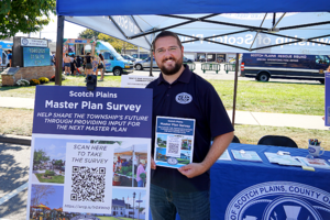 Carousel image 41b9532b27feab4a159d tom strowe answered questions about the scotch plains master plan at scotch plains day on sunday  oct. 5  2025