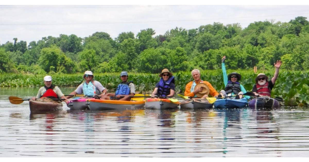 D&R Greenway Hosting Last Kayak Tour of Bordentown Beach Thru Roebling